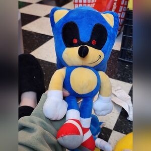 Sonic.EXE Type Plush Black Eyed Sonic